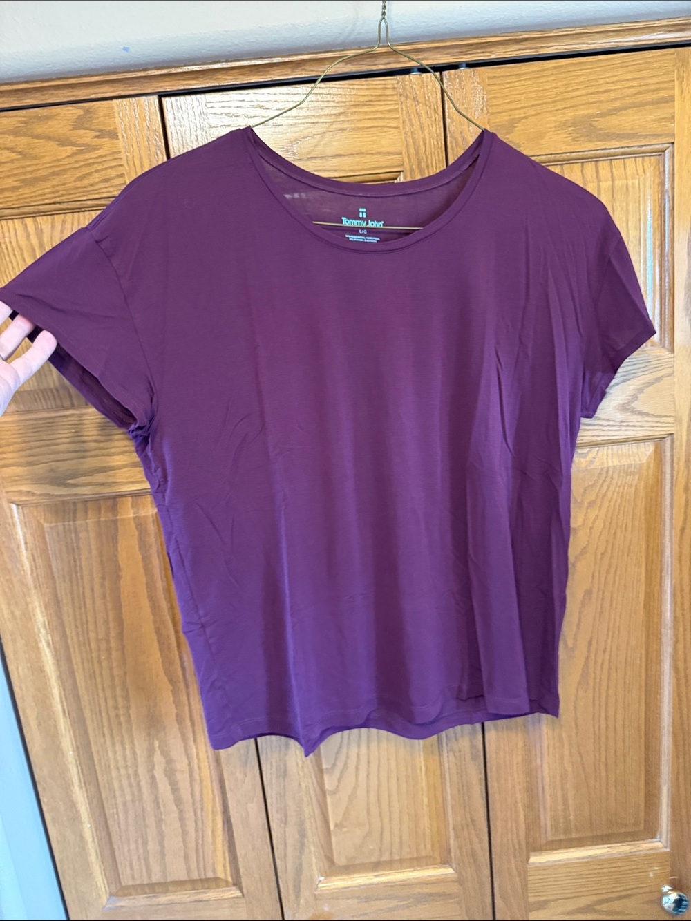 Tommy John Plum Short Sleeve Crew Tee - Deep Purple